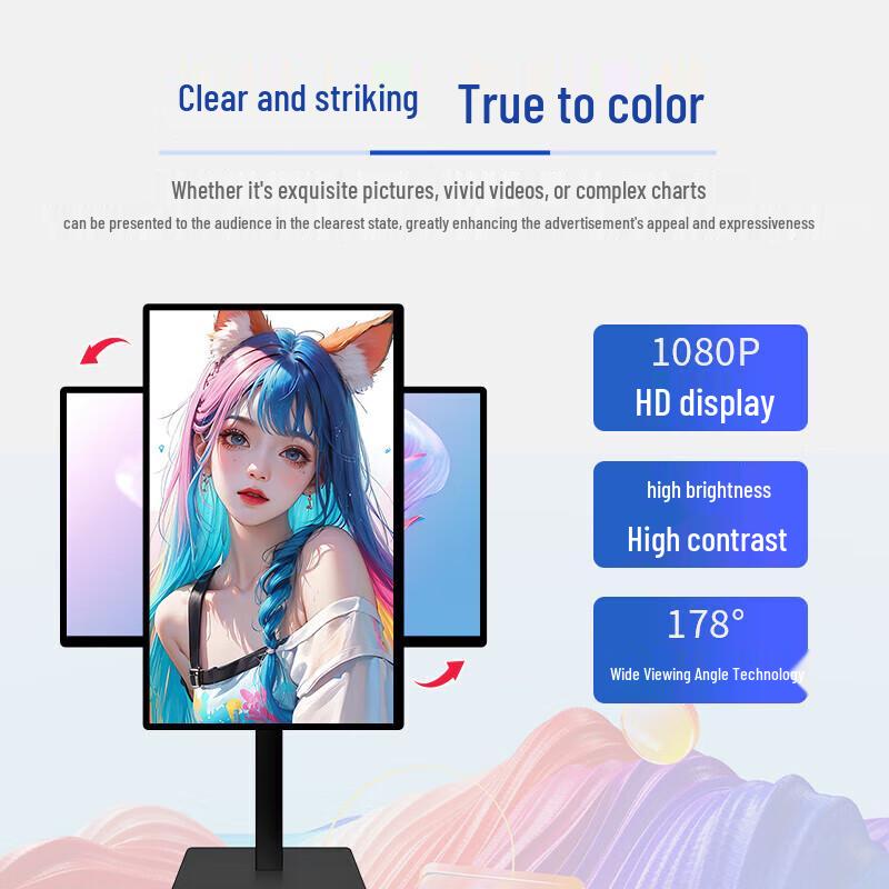 Portable Network Digital Signage Display CN plug (adapter included)