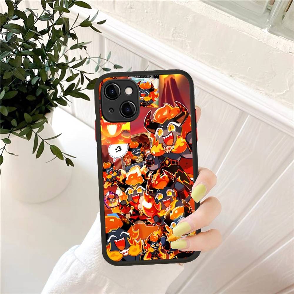 

Game Cookie Run cute Kingdom Phone Case for iPhone 16 15 14 11 12 13 Pro Max X XS Translucent Matte Cover iphone 15 plus