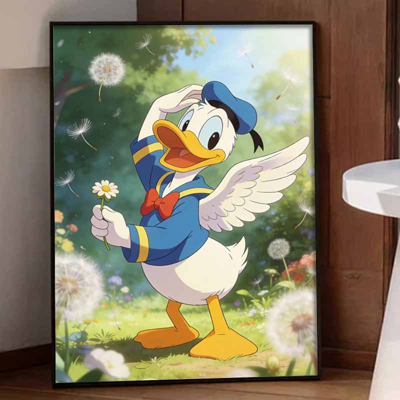 Disney Donald Duck Diamond Painting Art Kit Handmade DIY 5D Home Decor Gift