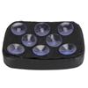 Artificial Leather Motorcycle Passenger Pad 8 Suction Cups Universal Riding Rear Seat Cushion