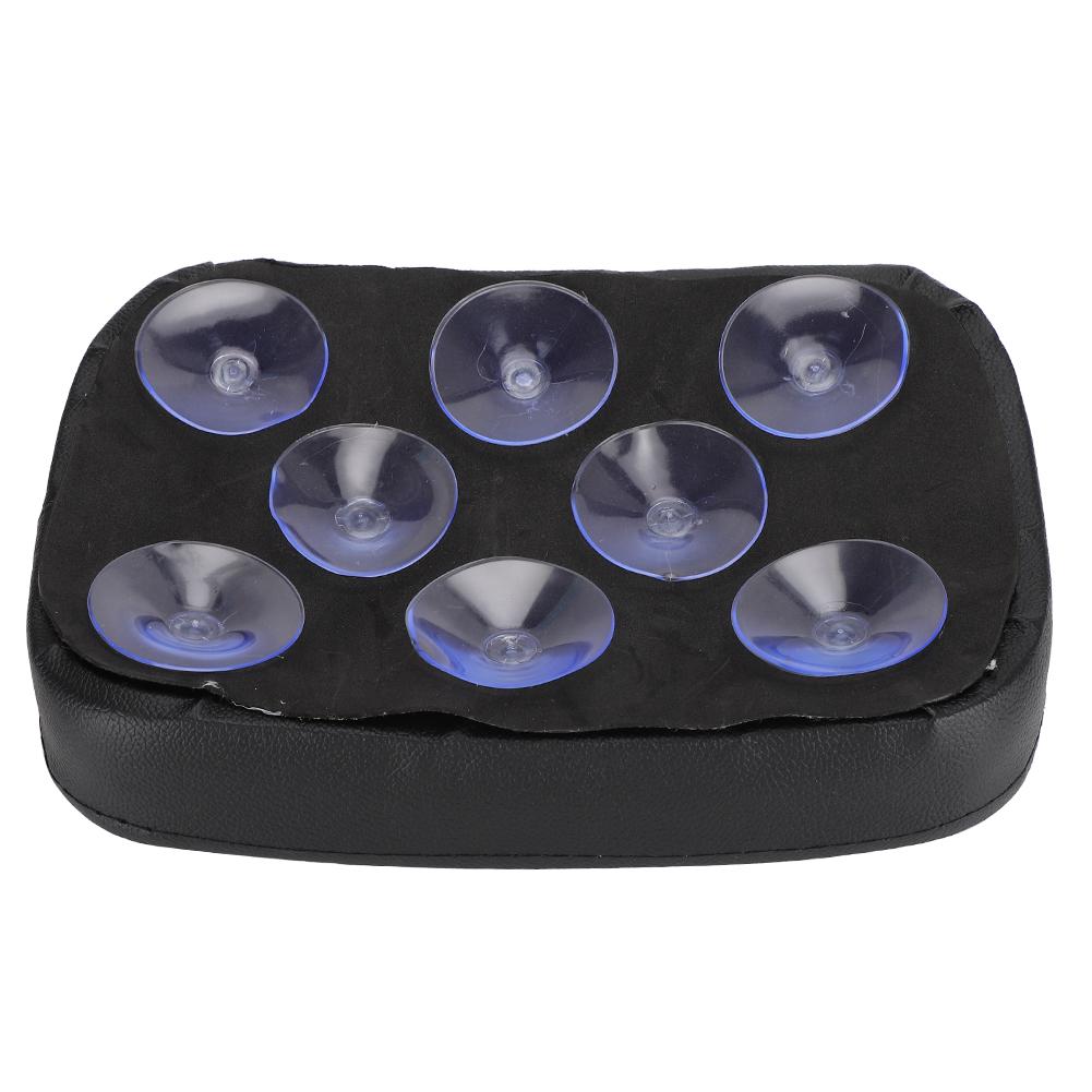 Artificial Leather Motorcycle Passenger Pad 8 Suction Cups Universal Riding Rear Seat Cushion