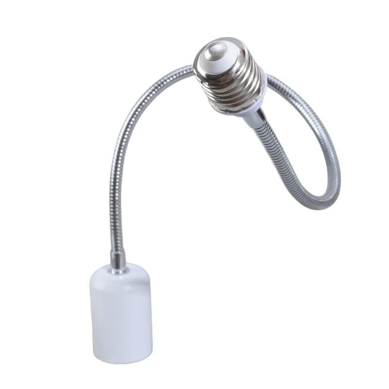 Ceramic E27 Lamp Holder Heat Resistant Extension Socket 360Degree Rotation For LED Bulbs 400W Bathroom Ceiling Light Fix