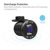 12V 4.2A 21W Car Dual Port USB Charger Socket LED Digital Voltmeter Waterproof