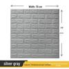 3D Waterproof Foam Brick Wall Sticker: Moisture-Proof, Self-Adhesive, Warm, and Decorative for Bedroom Walls.