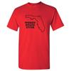 Florida Worst State Ever Basic Cotton T-Shirt - Red