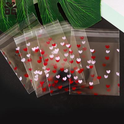 100 unidades/lote 7 cm Saco de doces transparente Saco plástico transparente Saco de OPP para biscoitos para decoração de festa de aniversário de casamento Bolsa de embalagem de presente faça você mesmo