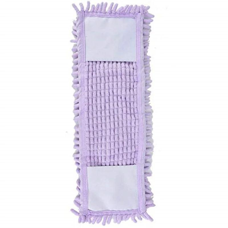 40X10CM Rectangle Home Cleaning Pad Chenille Household Dust Mop Head Replacement Easy Replace Dust Mops