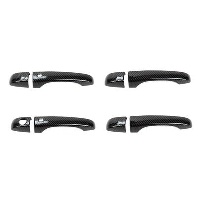 Car Exterior Door Handles Cover Trim For 300 2011-2025 Accessories ABS Carbon Fiber