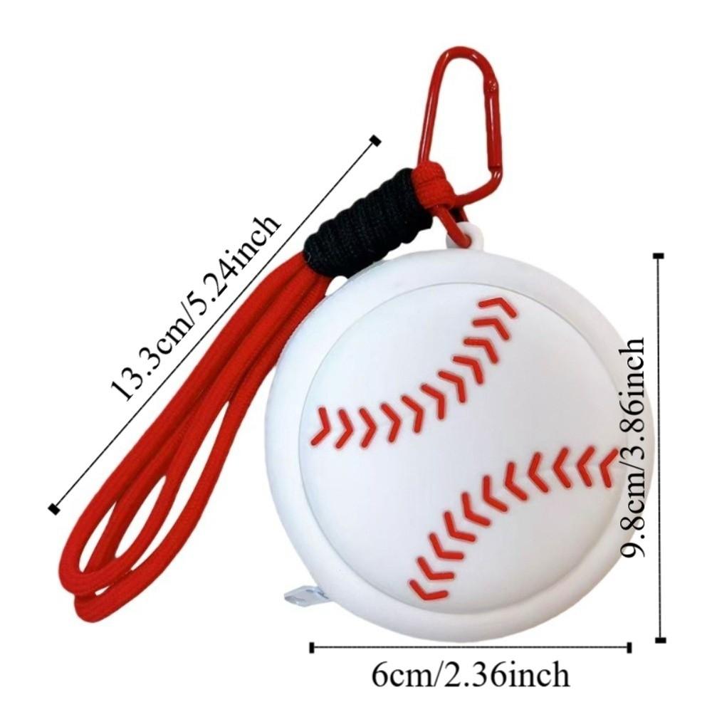 Waterproof Ball Shaped Coin Purse Sporty Storage Bag Cartoon Headphone Pouch  Sports Accessory