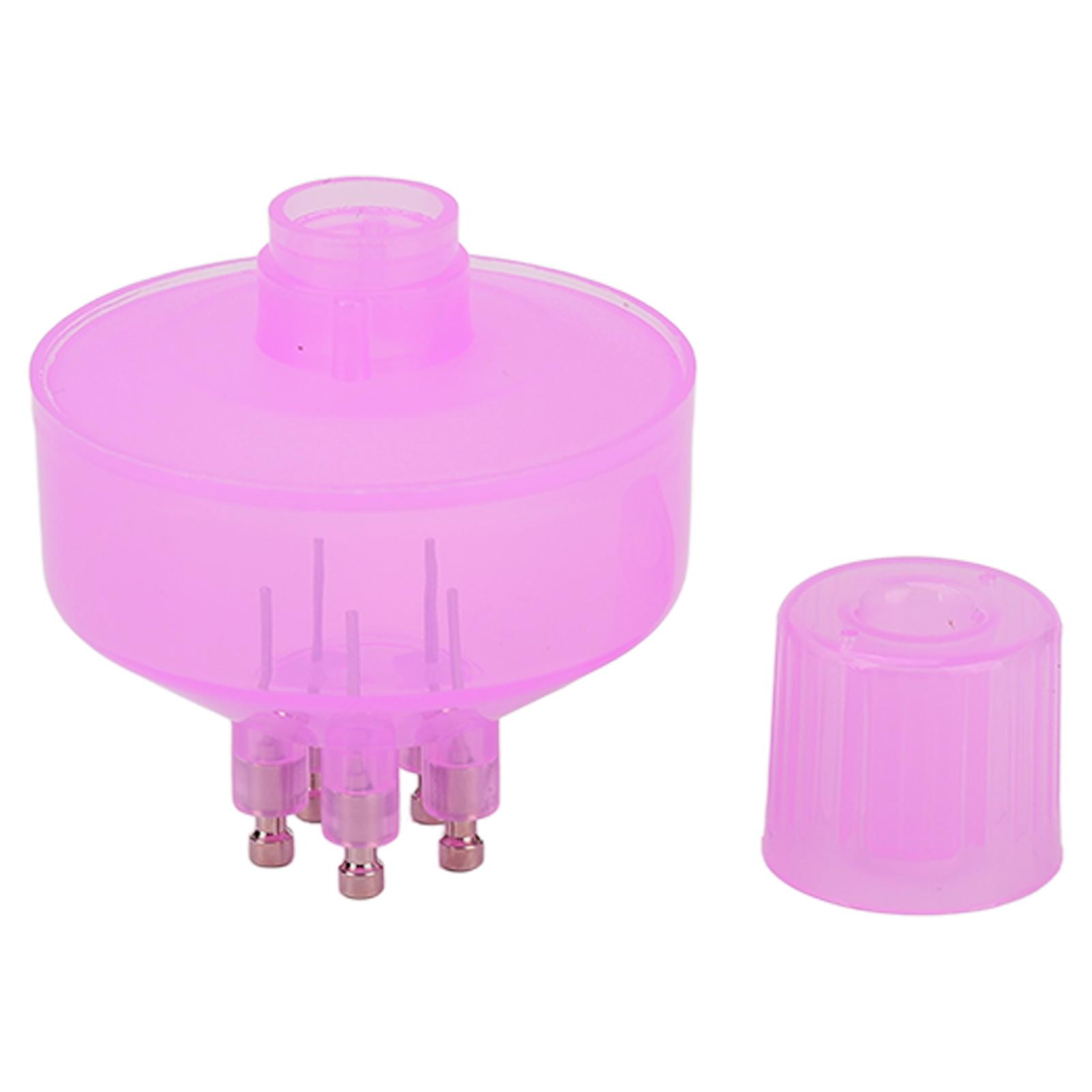 

Аппликатор для кожи головы Массажная расческа для ухода за волосами Сплав Портативный Аппликатор для лекарств Пустая расческа для женщин розовый