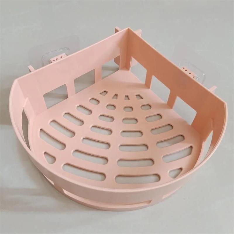 Badezimmerregal, Aluminiumlegierung, Shampoo-Rack, Make-up-Aufbewahrung, Organizer, Duschregal, Badezimmer-Zubehör, kein Bohrer, Wand-Eckregal