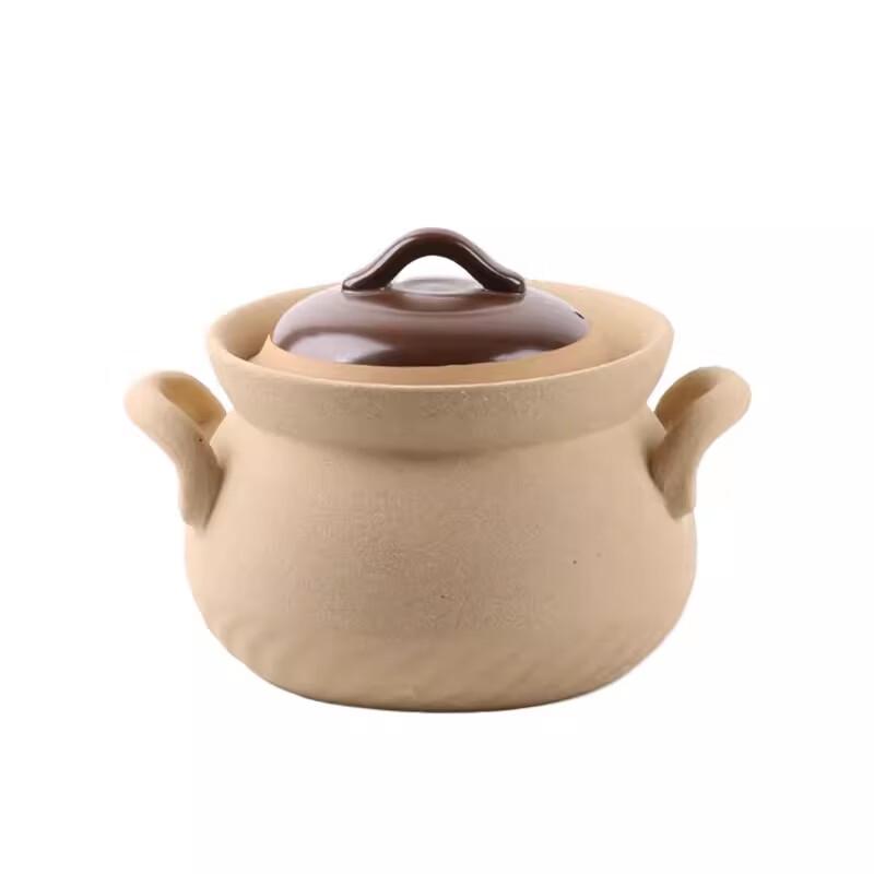 Wutuo 3.8L Heat-Resistant Clay Casserole Pot