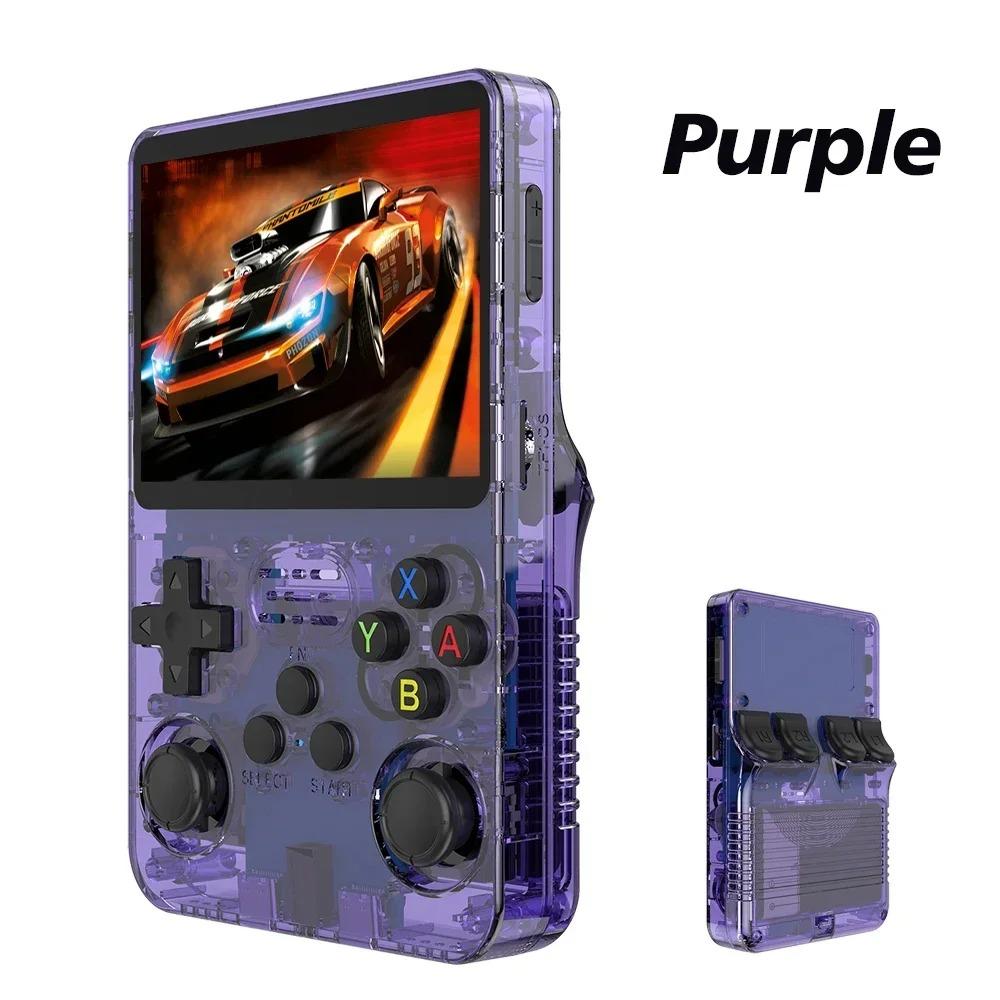 Consolă de joc portabilă R36S 64GB Încorporat/Player Arcade Retro FC/Ecran HD 3.5”/Suportă 10+ Simulatoare PSP/PS1/N64
