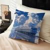 M-Makoto Anime S-Shinkai Cushion Cover Decorative Pillow Sofa Home Decor Case Pillow Cases