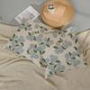 1Pc Blue Green Hydrangea Flower Pillow Covers Vintage Floral Linen Cushion Covers For Sofa Couch Living Room Bedroom Home Decor