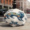 1 PC Automatic Folding Umbrella-Khokhloma Pattern, Portable & Foldable Design with 8 Ribs, Christmas Birthday Gifts