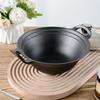22cm Enameled Cast Iron Soup Pot - Thickened Non-Stick Casserole for Stewing/Sautéing, Kitchen Cooking Pot Easy To Clean
