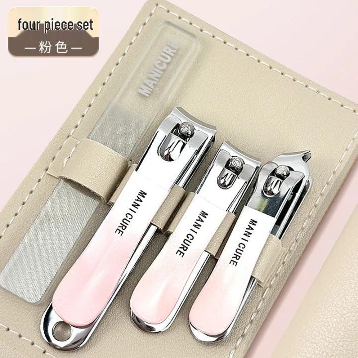 Douyin Gradient Nagelknipser Set: 4-teiliges rotierendes High-End-Haarschneidegerät für Pflege und abgewinkelten Schnitt