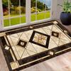 Elegant Geometric Pattern Welcome Mat, Polyester Mat for Home Entryway, Bathroom, Kitchen | Geometric Welcome Mat | Durable Mat