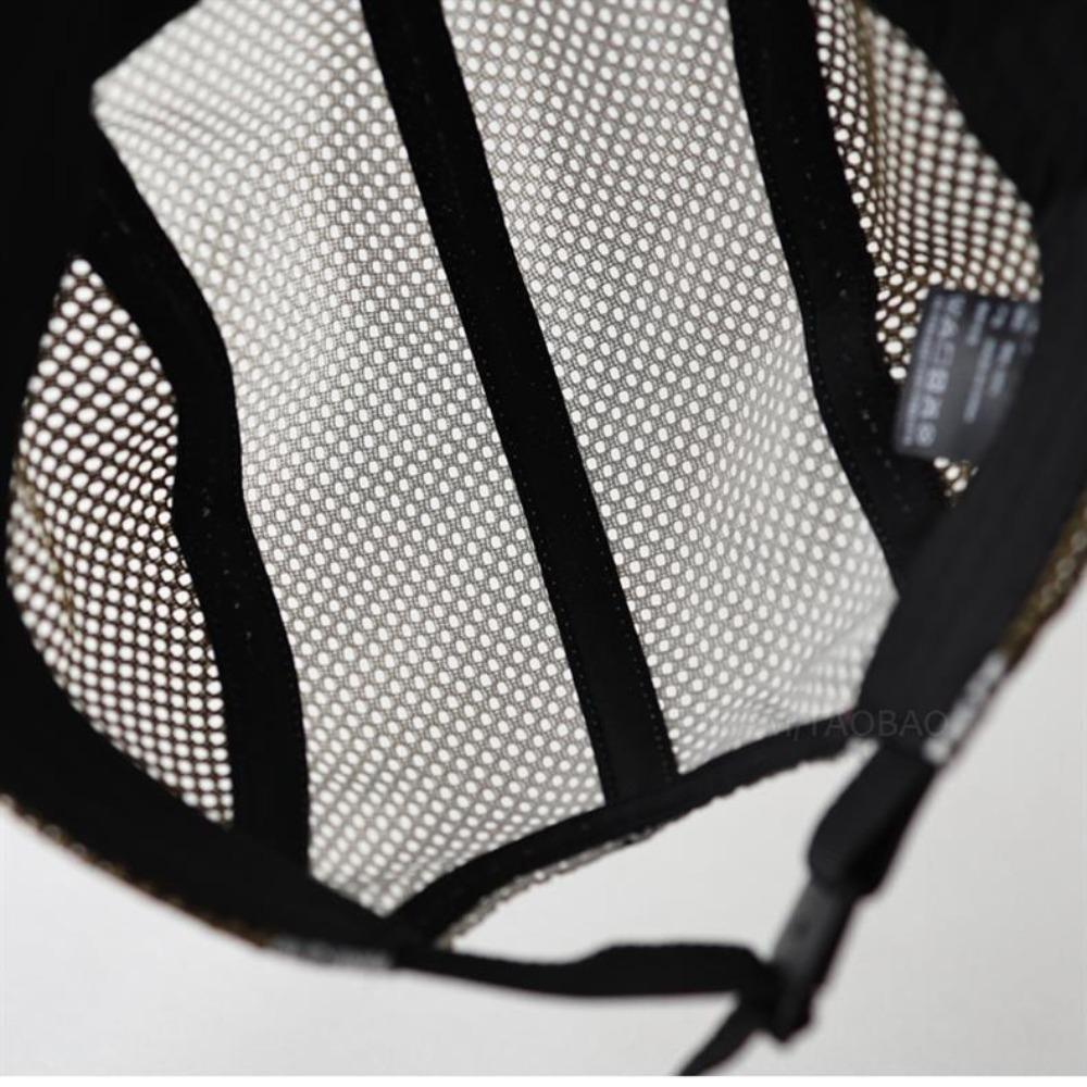 Flat-brimmed Sun Visor Cap 5 Panel Quick-drying Hat Japanese Style Mesh Baseball Cap  Unisex
