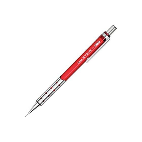 Pentel Mechanical Pencil Stein Sharp 0.3mm Clear Red Shaft P313-CB