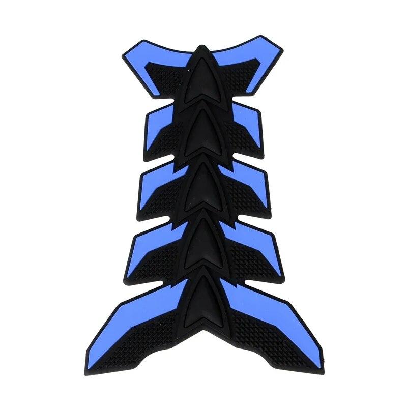 Univerzální motocyklová nálepka na palivovou nádrž s rybí kostí, trojrozměrné nálepky pro Harley, Yamaha, ochranná podložka na nádrž