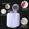Houseeker Suction Cup Dish Washing Liquid Soap Dispenser Kitchen Bathroom Sink Press Dish Soap Bottle Wall-Mounted Hand Bottle