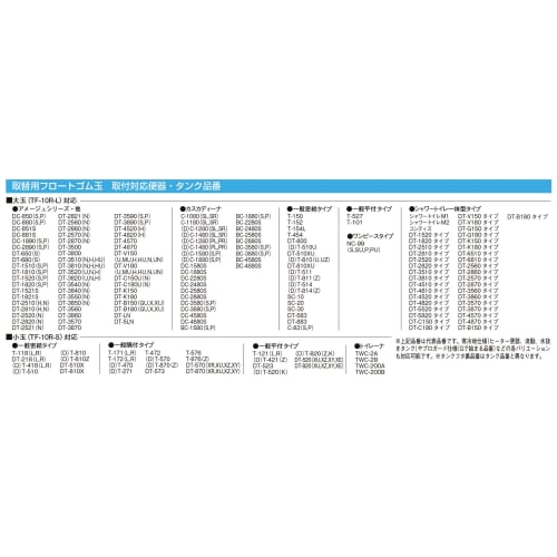 LIXIL INAX Replacement Float Rubber Ball (Large Ball 65mm) PK-TF-10R-L