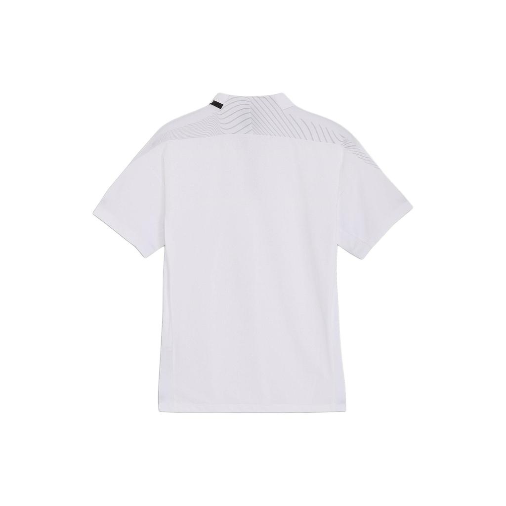 PUMA Color Block Casual Straight Fit Polo Shirt Men tops White 627601-04