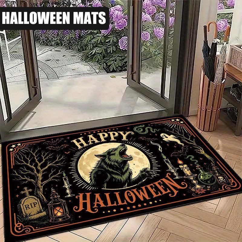 New Halloween Wicked Witch Entrance Door Decorative Floor Mat Water-absorbing and wear-resistant atmosphere floor mat