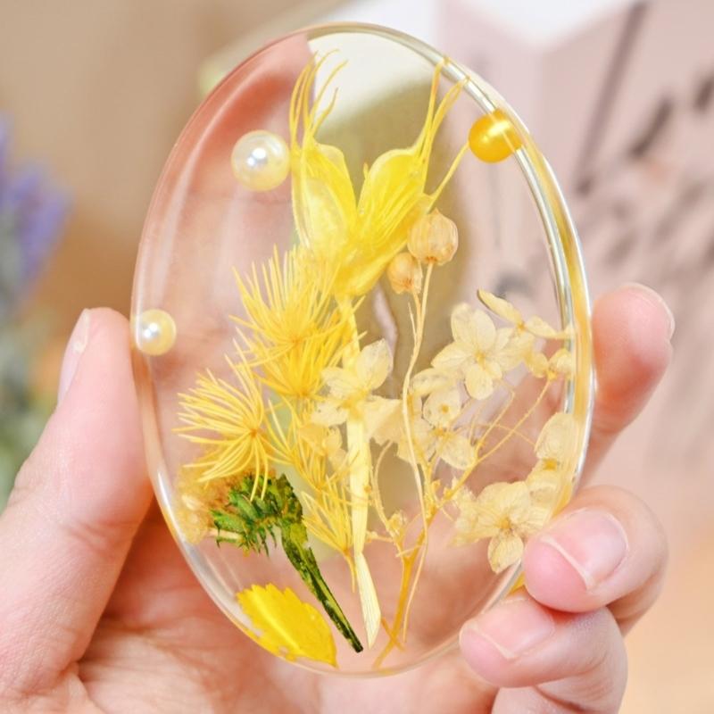 Flexible Silicone Mould for Craft Round and Square Bases Designs for Candle Making and Resin Art Projects Supplies