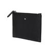 Montblanc Zipper Closure Leather Mini Clutch Men clutch Black 128574
