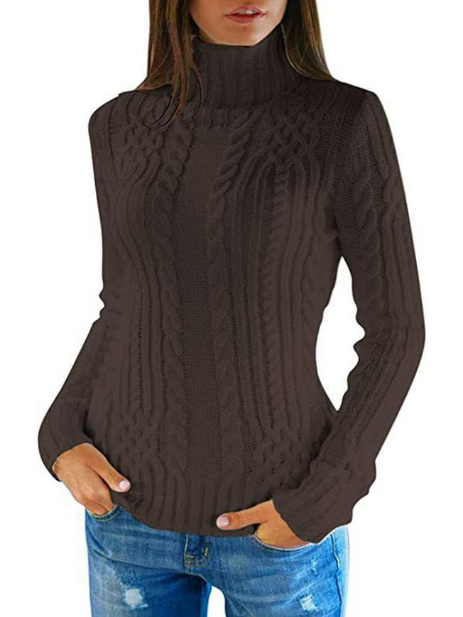 

2024 Women s High Neck Slim Fit Fashion Sweater - New Spring/Autumn Arrivals Small