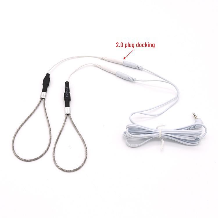 Men's Electric Shock Steel Ring for Erotic Restraint and Climax