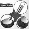 Stainless Steel Pot Scrubber Scouring Brush Cookware Griddles Cleaning Tool