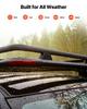 Roof Rack Cargo Basket, 1626 x 990 x 115 mm, Heavy Duty Roof Top Carrier Basket with Extension, 90.72 kg Capacity, All-Weather Car Top Luggage Holder,