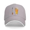 Spring Funny Beer Cigarette Baseball Cap  Outdoor Sports Casual Design Sun Trucker Hat UnisexTeens Sunscreen Snapback Cap