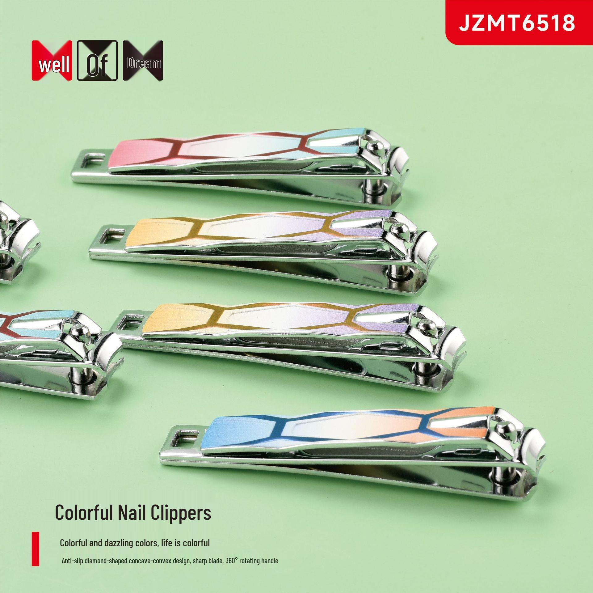 Jindajing Dream Women s Candy Color Nail Clippers – High-End Boxed Set for Girls No