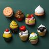 Simuliertes Essen Kühlschrankmagnet Essen Spiel DIY Magnetaufkleber Kreative Harz Kühlschrankdekoration Kuchen