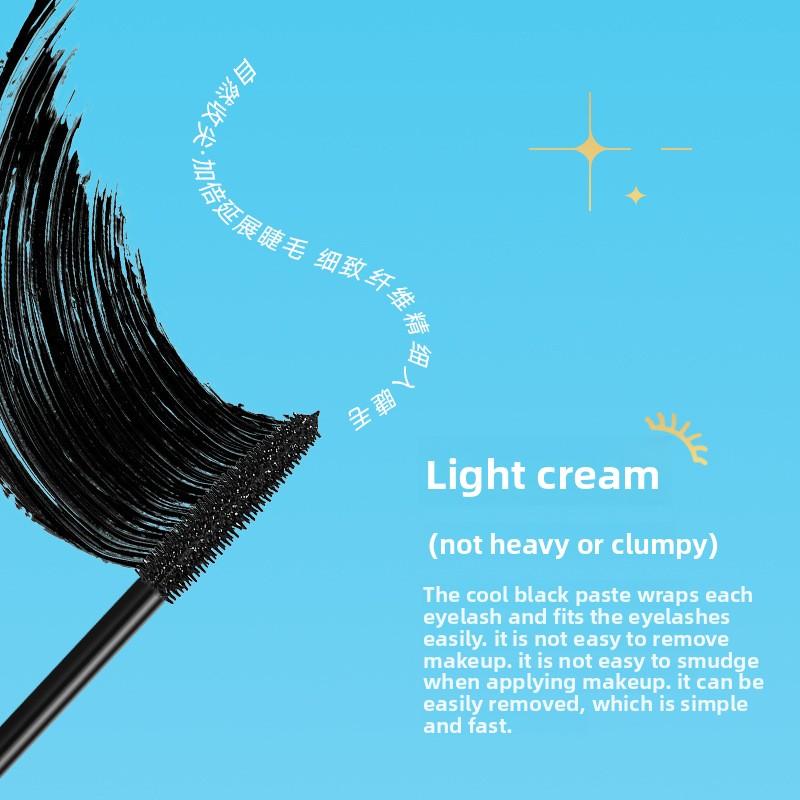 BOB mascara waterproof lengthened non-smudging slender dense curled natural long-lasting setting eyelash base makeup
