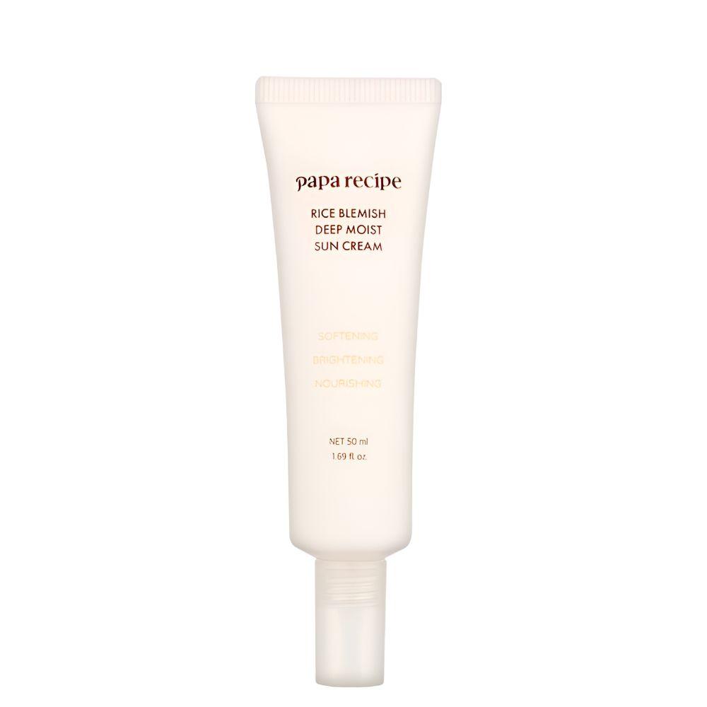 Papa Recipe Rice Blemish Deep Moist Sunscreen 50ml SPF50+ PA++++ Brightening & Hydrating