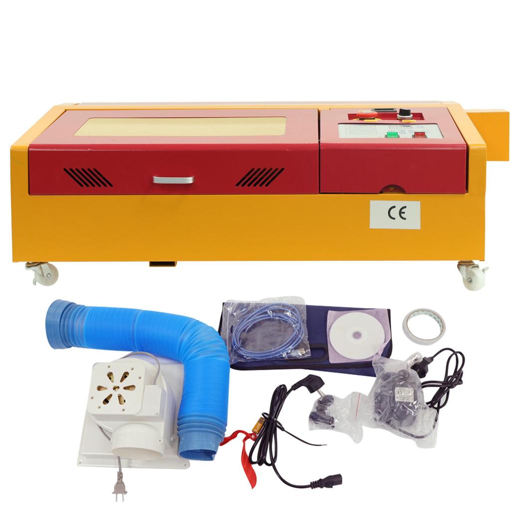 Laser Engraving 50W CO2 CNC Cutting Machine USB 300 X 200mm