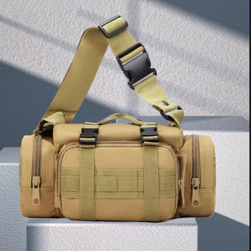 

Легкий портативный рюкзак для отдыха на открытом воздухе, водонепроницаемый, 3P, нагрудная сумка для мужчин, походная сумка Molle чёрный