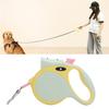 Retractable Dog Leash Comfortable Handle Automatic Telescopic Tractor Dog Tape with Flashlight for Small and Medium Dogs