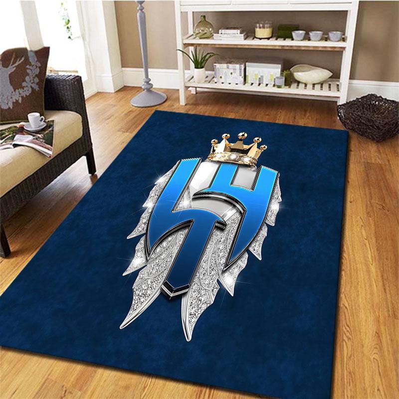 Al-Hilal Saudi FC Carpet Rug for Living Room Bedroom Home Sofa Decoration,Kids play Non-slip Floor Mat
