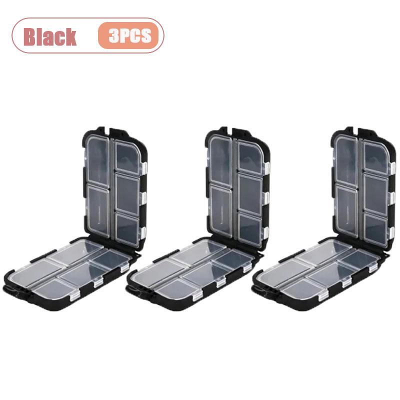 1-10PCS Dual-Sided Fishing Tackle Box Compartment Portable Bait and Hook Organizer Dividers for Lures Sinkers and Swivels