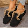 Retro Women's Fashion Warm Arch Support Comfortable Soft Elastic Shock Absorption Anti-slip Casual Mary Jane Style Cotton Shoes