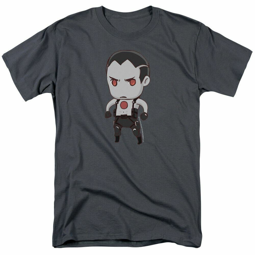 26 Bloodshot Chibi T Shirt Mens Licensed H.A.R.D. Corps Valiant Comic Tee Charcoal Unisex T-Shirt XL