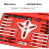 Manual Column Wheel Extraction Set, 46-Piece Automotive Tool Selection with Assorted Connection Bolts, Washers and High-Carbon Metal Items for Garage