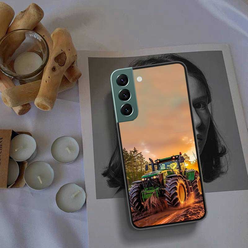 Farm Machinery Harvesters Phone Case For Samsung Galaxy S22 S25 Ultra S21 S10 Plus S26 Edge S20 S23 S24 FE Cover Silicone So
